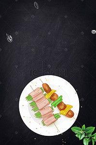 烧烤背景图片,烧烤美食盛宴